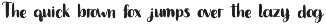 Amanita font.  preview