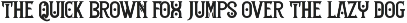Megatron - Modern Serif Film Font preview