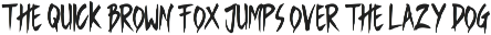Monday - Horror Font preview
