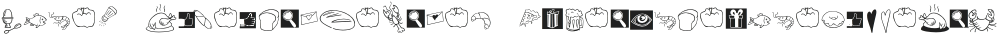 Tout Restaurant Icons otf (400)