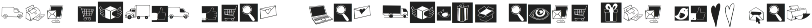Tout Web Icons font preview