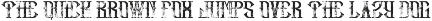 Hipster label typeface preview