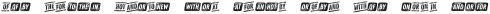 Zing Goodies Words Grunge otf (400) Sample