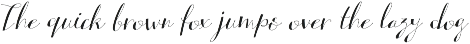 Contrast hand font Alterscript preview