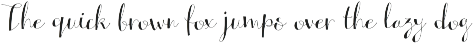 Contrast hand font Alterscript preview