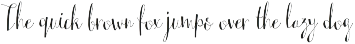 Contrast hand font Alterscript preview