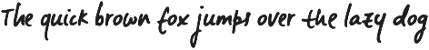 Landslide handwritten sans font preview