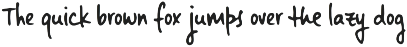 Landslide handwritten sans font preview
