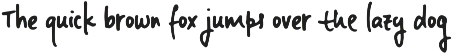 Landslide handwritten sans font preview