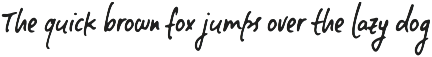 Landslide handwritten sans font preview