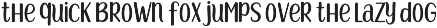 Syaquita Font font preview