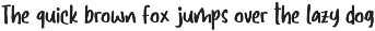 Traits Inky Font preview