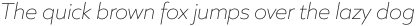 Quiet Sans ExtraLight Italic otf (200)