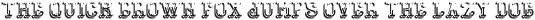 GangsterFont LightShadowFX otf (300) Sample