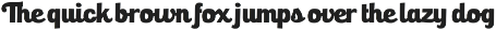 Bulletto - 5 fonts preview