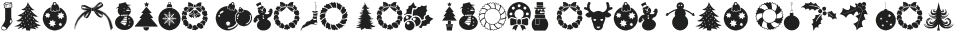 Xmas Icons otf (400)