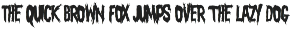 Wolf Moon Spooky Font preview