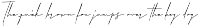 Handwritting font preview