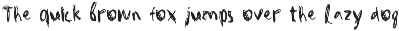 Denny Dra Font - Regular Handwriting font preview