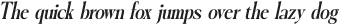Lecia Italic otf (400)