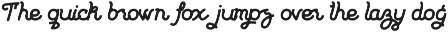 Rill Script font preview