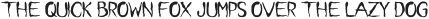 it font ttf (400) Sample