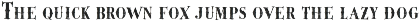 Gamble Font preview