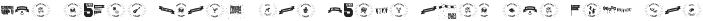 Taco Bout A Party Dingbats font preview