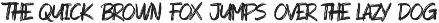 ROGENZ — High-Energy Brush Font preview