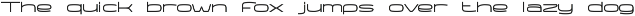 Wider | Modern wide font preview