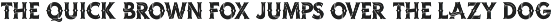 Western vintage font.Uppercase only font preview