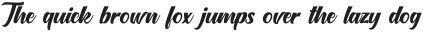 Onetime Script otf (400) Sample