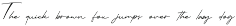 Sintadia Font preview