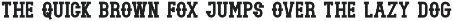 Bofande slab font font preview