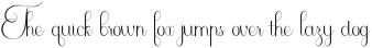 Serifora Script otf (400) Sample