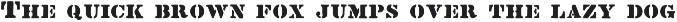 Vintage Stencil Font from the 1950s font preview
