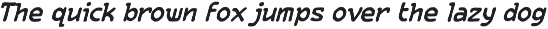 Letterbot - a comic book robot font preview
