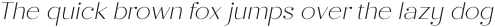 Sard Thin Italic otf (100)