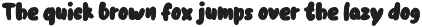 The bubble is a cool display font preview