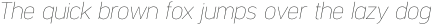 Segovia Thin Italic otf (100)