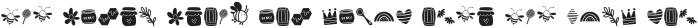 Honey Splash Clipart Regular otf (400)