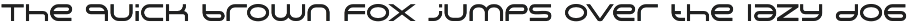 Aeros - Techno Font font preview