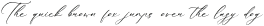 Qlouchester Westfild Italic otf (400)