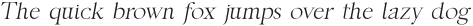 Bride Italic otf (400)