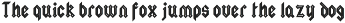 Stakkato Blackletter Font preview