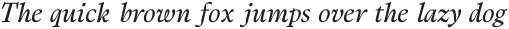Berganza Italic otf (400)