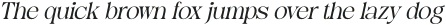 Dalbine Italic otf (400)