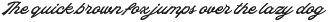 The Huncher Script font preview