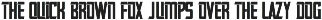 Avenger label typeface font preview
