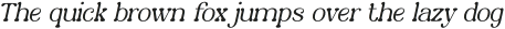 BlossomWonder-Italic otf (400) Sample